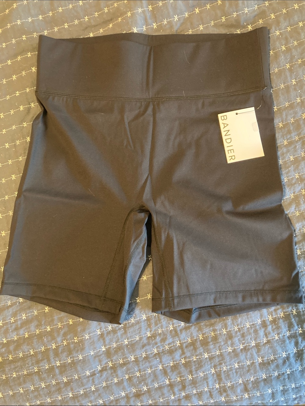 BANDIER Center Stage Black Bike Shorts
